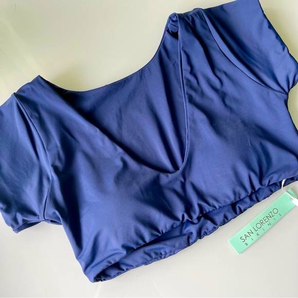 San Lorenzo Mandala Bikini Crop Top Size Small - Picture 1 of 8